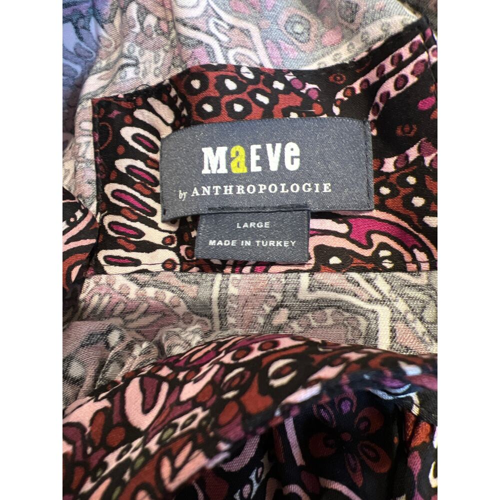 Anthropologie Maeve Lisabetta Maxi Dress Women's L - Picture 8 of 10